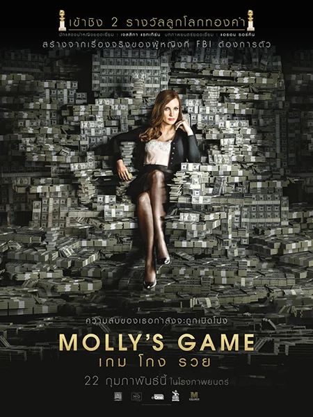 Molly's Game (2017) เกม โกง รวย พากย์ไทย HD