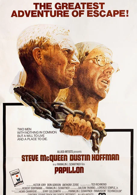 Papillon (1973) ปาปิยอง ผีเสื้อเสรีที่โหยหาอิสรภาพ พากย์ไทย HD