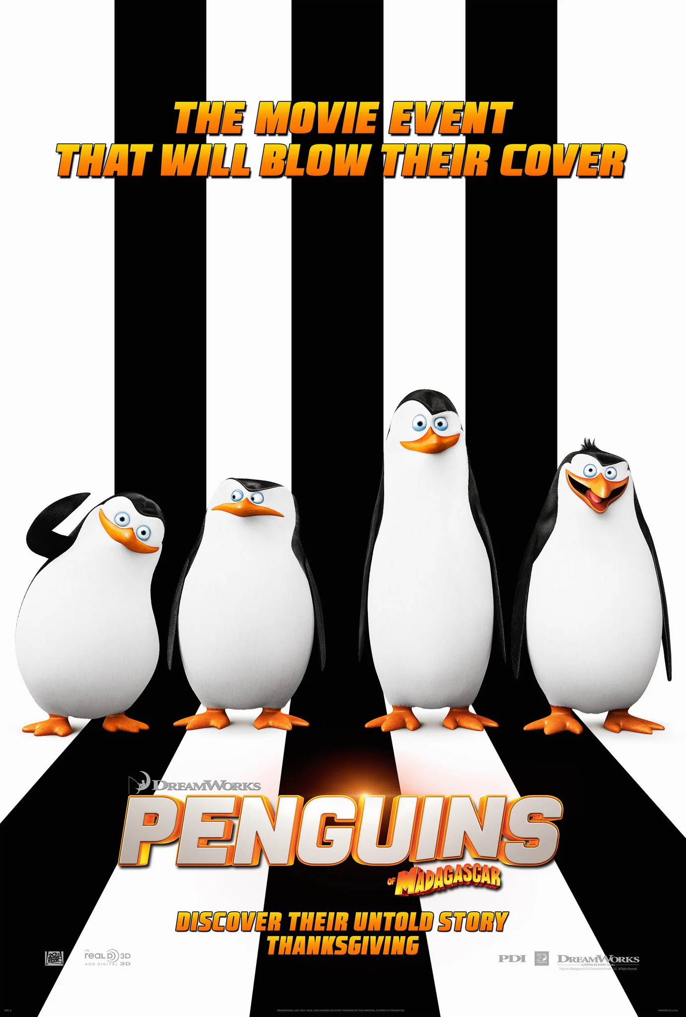 Penguins of Madagascar (2014) เพนกวินจอมป่วน ก๊วนมาดากัสการ์ พากย์ไทย HD