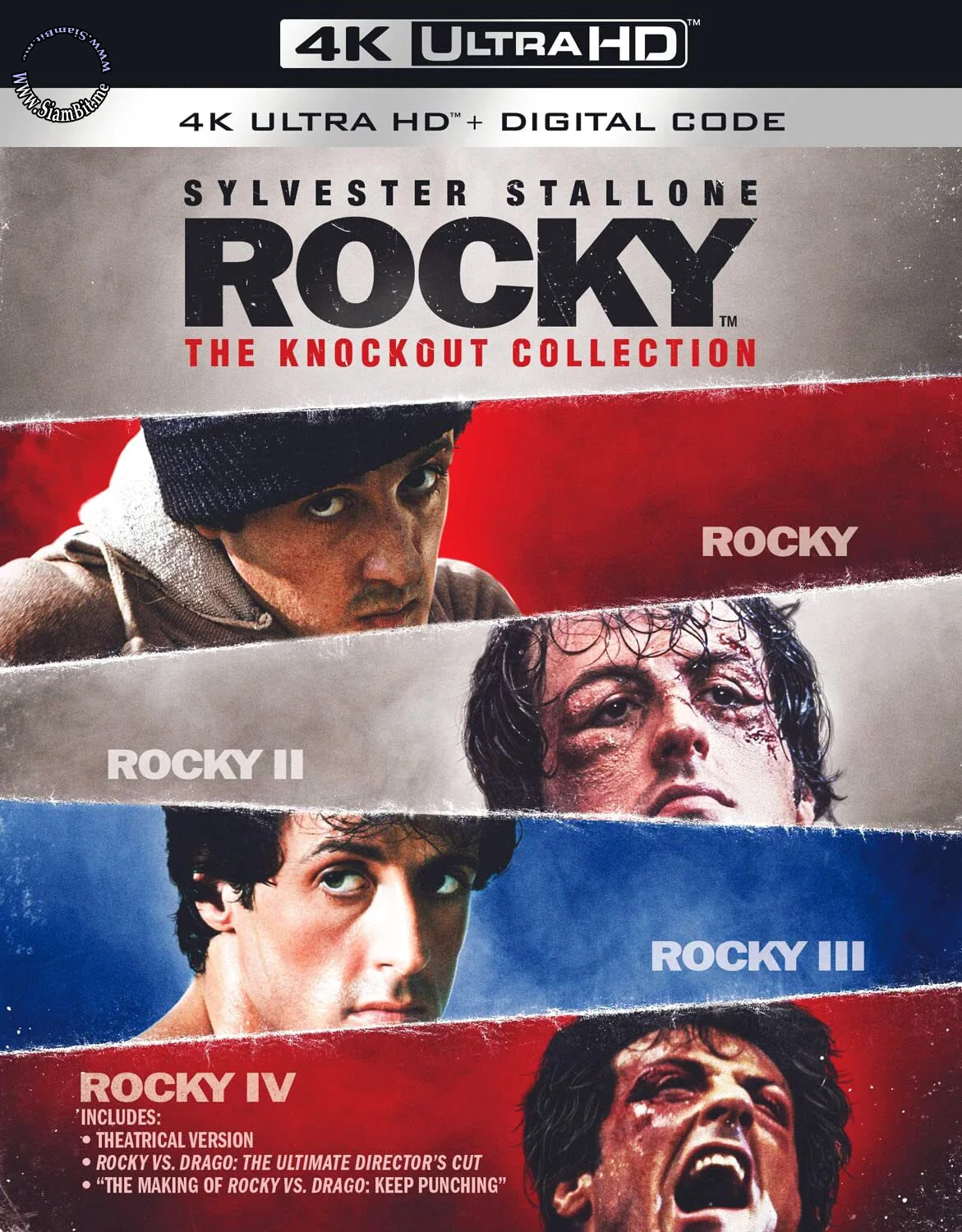 Rocky - The Knockout Collection (1976-1985) รวม 4 เรื่อง พากย์ไทย HD